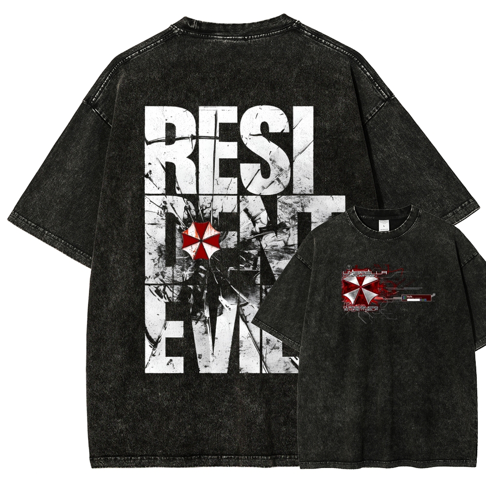 Resident Evil Unisex Fit Washed T-Shirt 2603000588