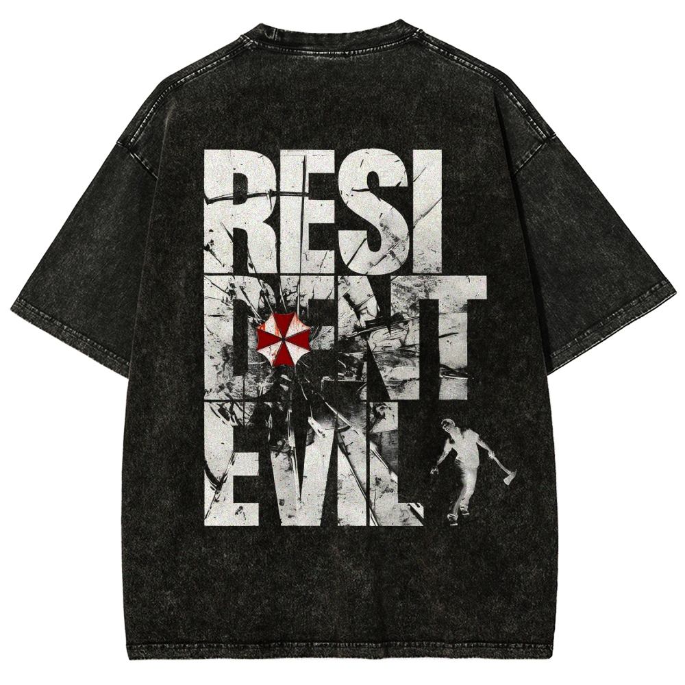 Resident Evil Unisex Fit Washed T-Shirt 2603000588