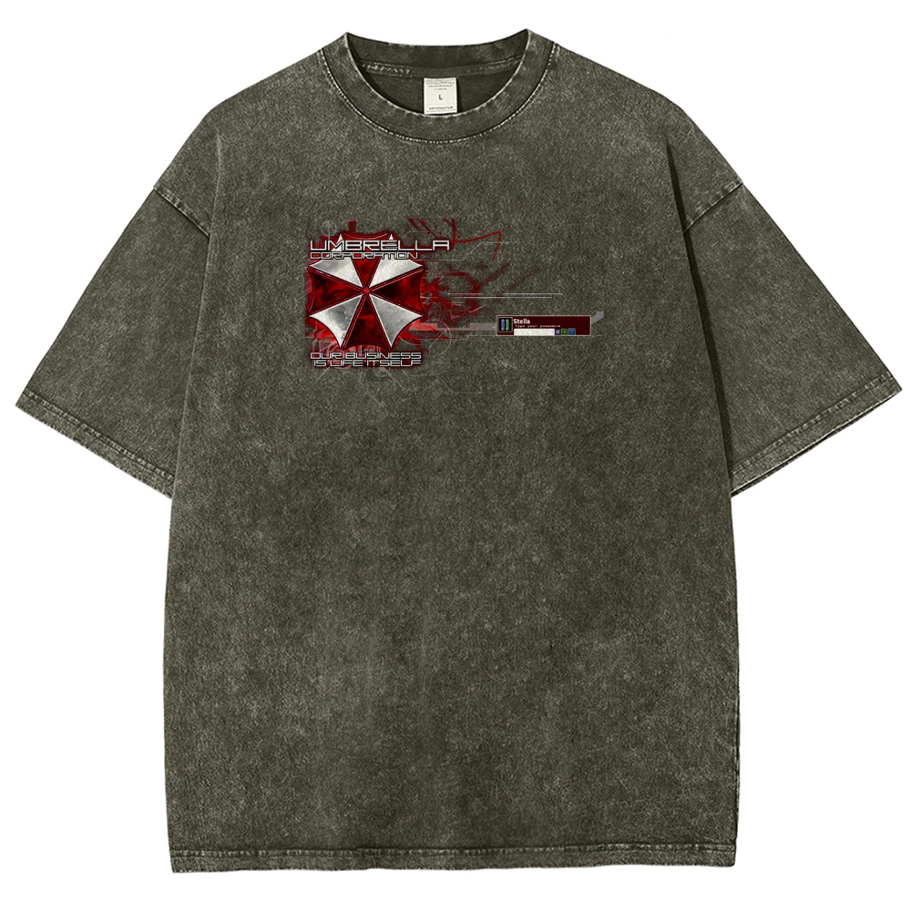 Resident Evil Unisex Fit Washed T-Shirt 2603000588