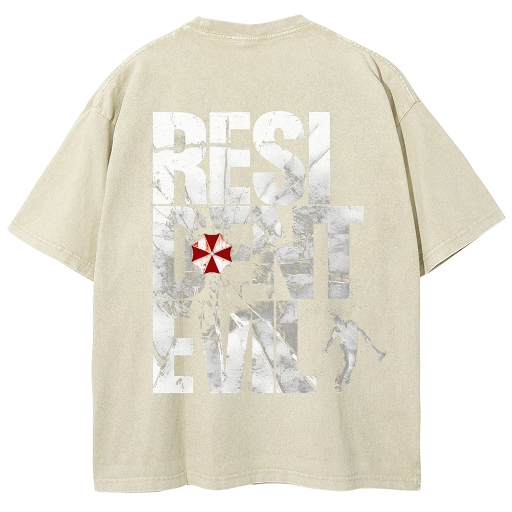 Resident Evil Unisex Fit Washed T-Shirt 2603000588
