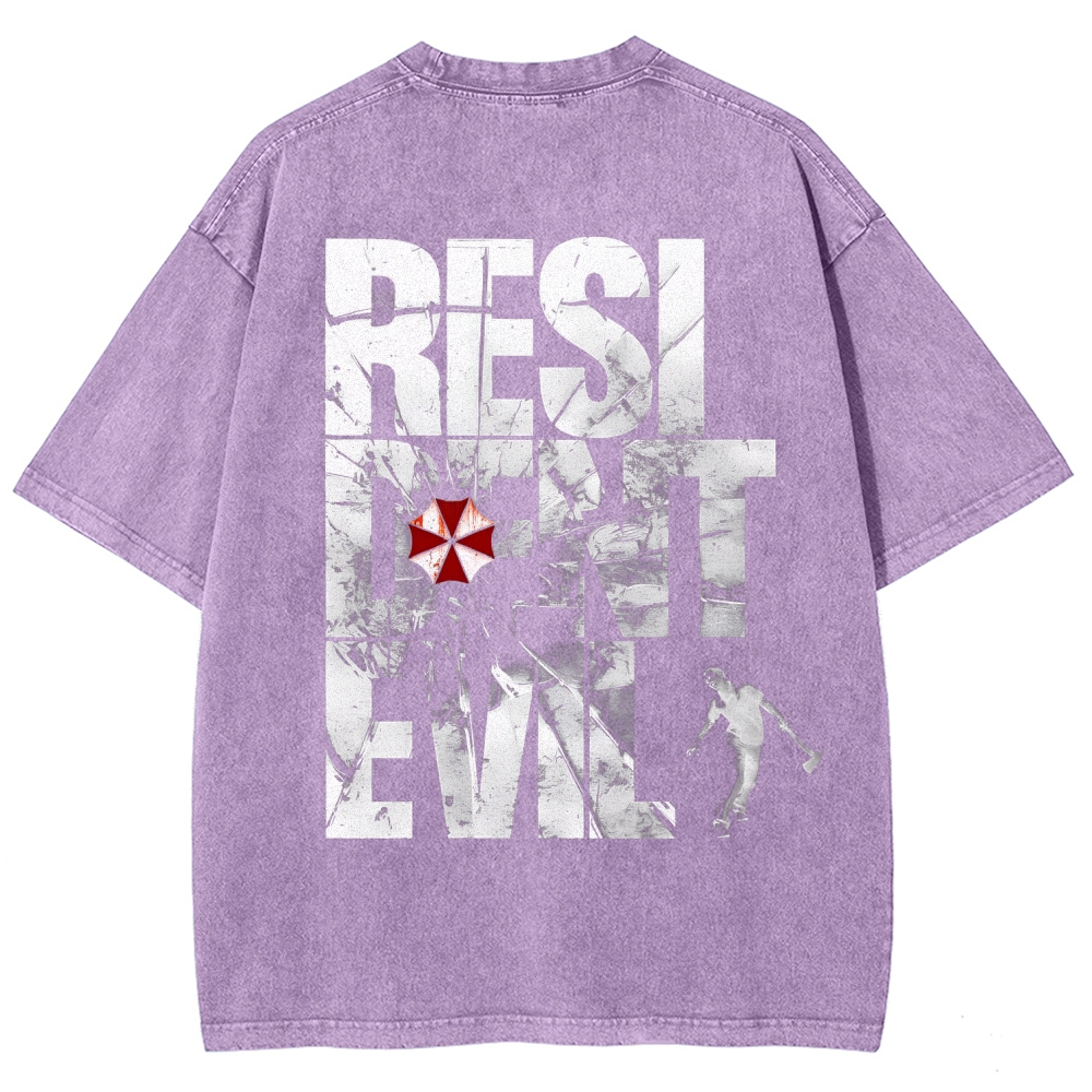 Resident Evil Unisex Fit Washed T-Shirt 2603000588