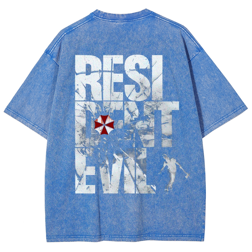 Resident Evil Unisex Fit Washed T-Shirt 2603000588