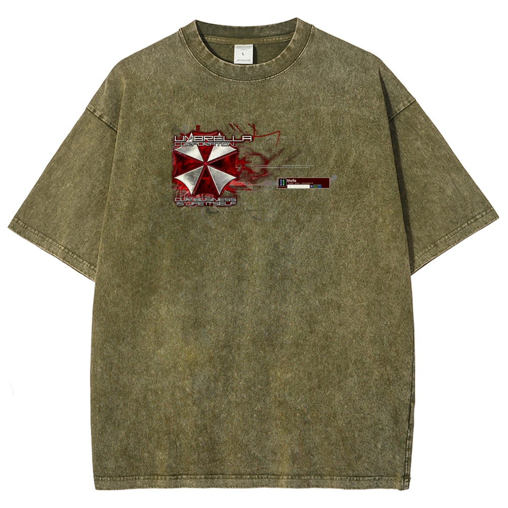 Resident Evil Unisex Fit Washed T-Shirt 2603000588