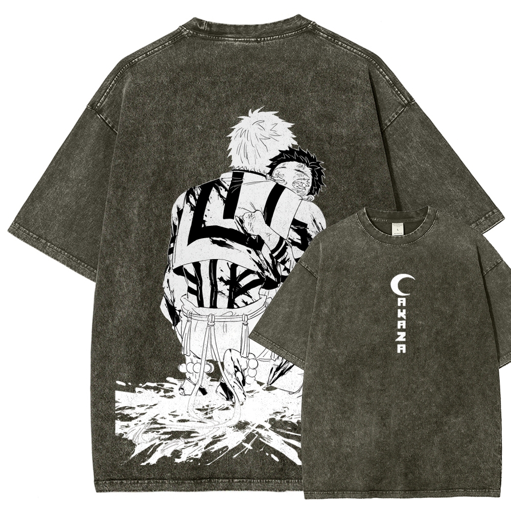 Demon Slayer | Unisex Fit Washed T-Shirt 2603004036
