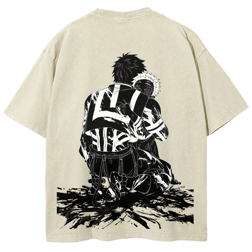 Demon Slayer | Unisex Fit Washed T-Shirt 2603004036
