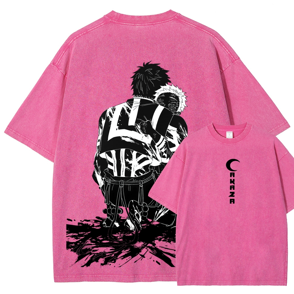 Demon Slayer | Unisex Fit Washed T-Shirt 2603004036