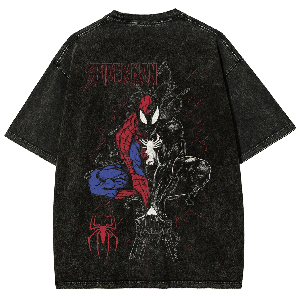 Spider Man | Unisex Fit Washed T-Shirt