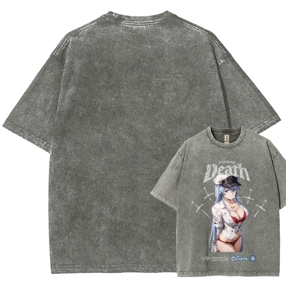 Akame ga Kill! Esdeath | Unisex Fit Washed T-Shirt