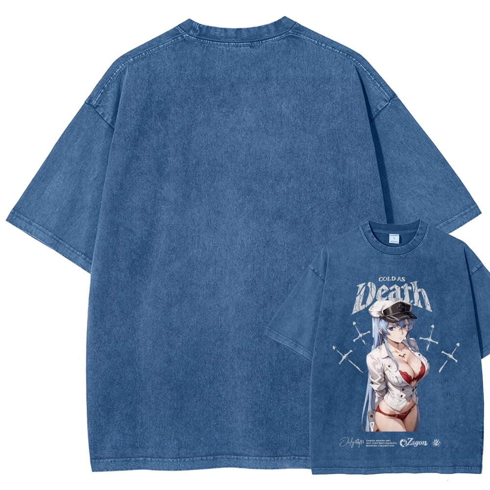 Akame ga Kill! Esdeath | Unisex Fit Washed T-Shirt