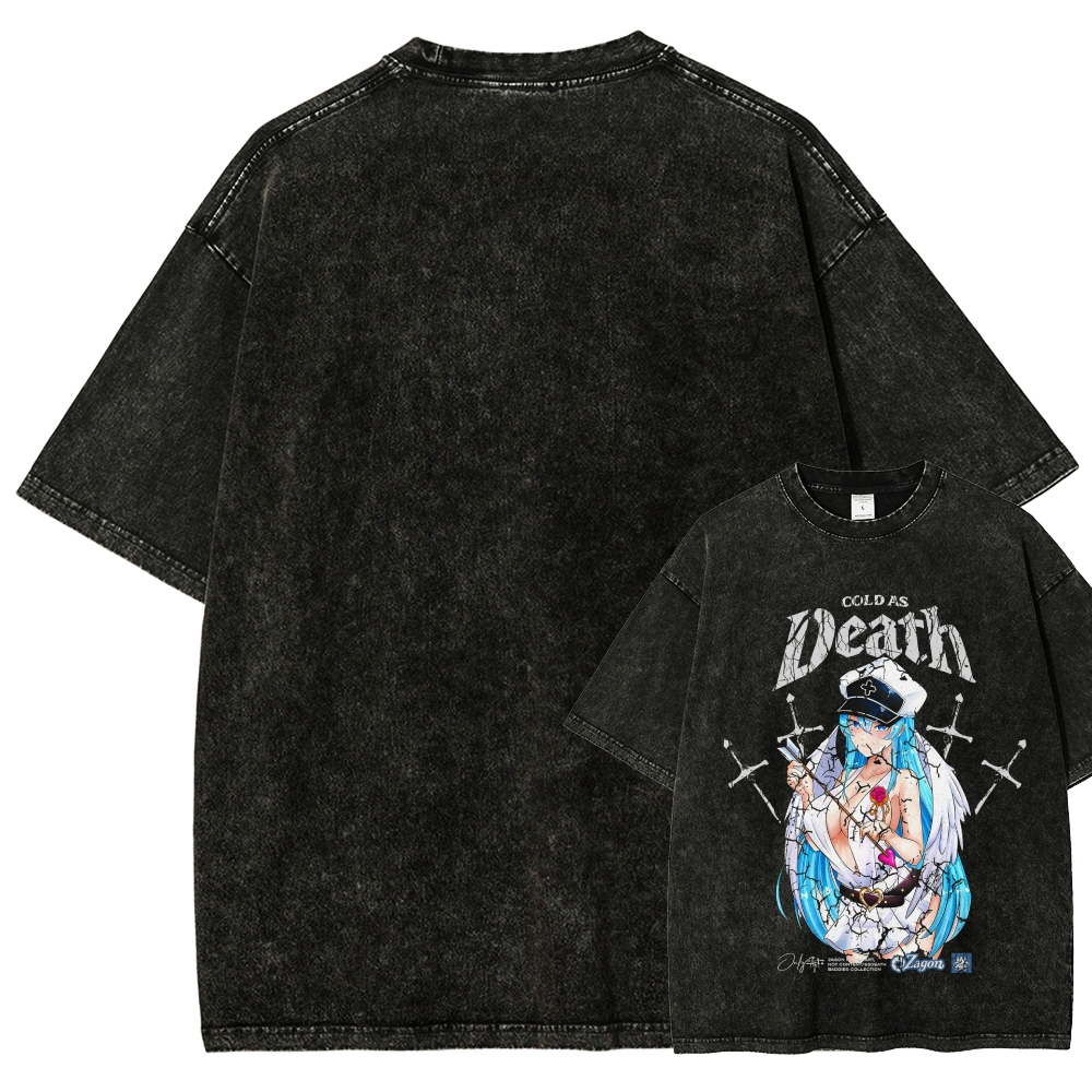 Akame ga Kill! Esdeath | Unisex Fit Washed T-Shirt