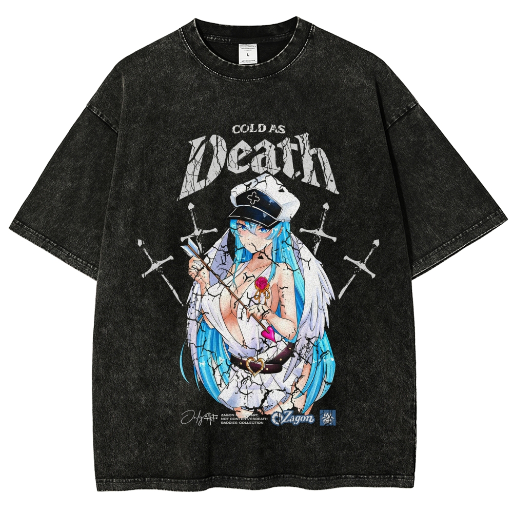Akame ga Kill! Esdeath | Unisex Fit Washed T-Shirt