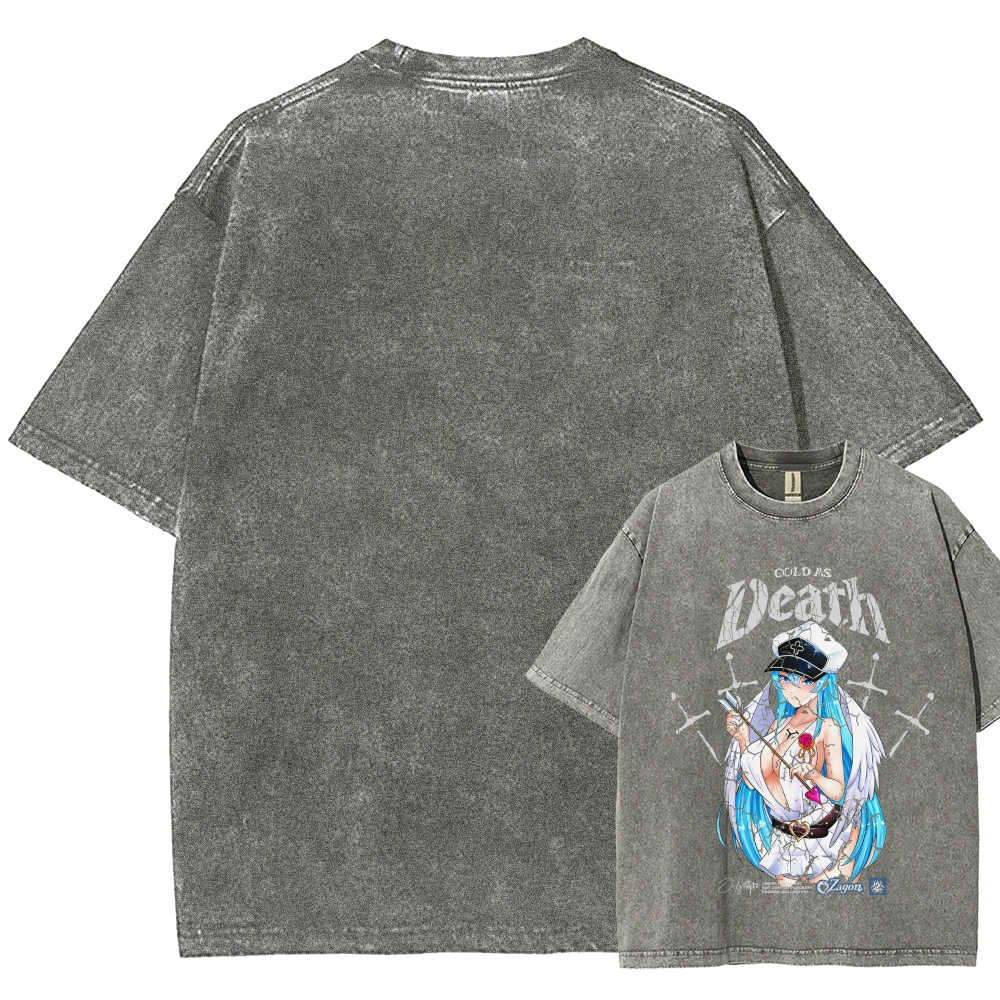 Akame ga Kill! Esdeath | Unisex Fit Washed T-Shirt