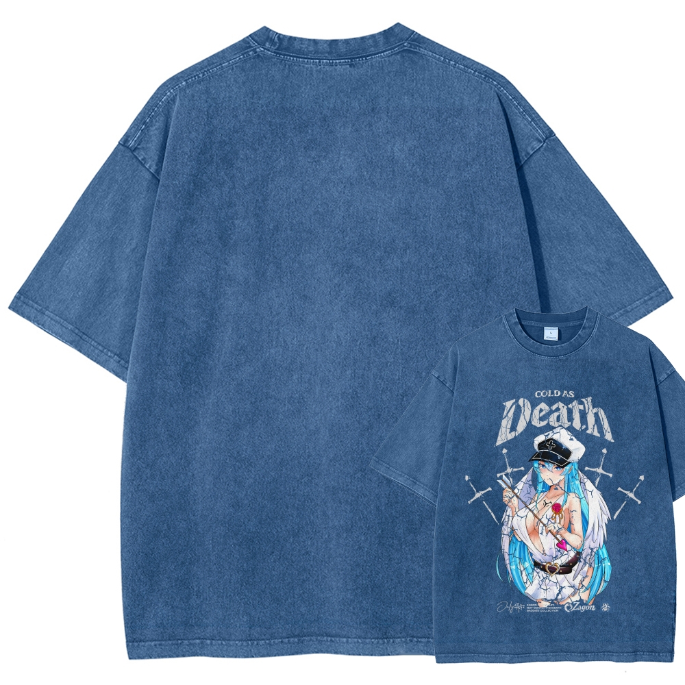 Akame ga Kill! Esdeath | Unisex Fit Washed T-Shirt