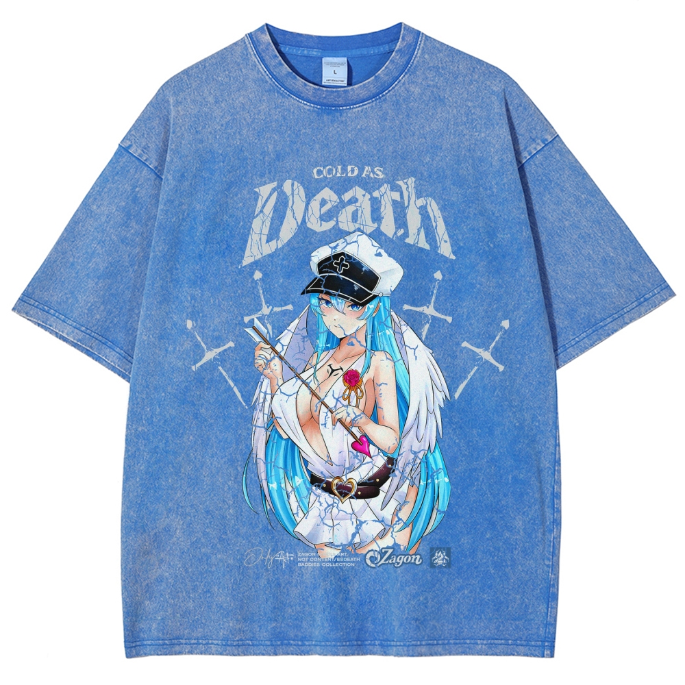 Akame ga Kill! Esdeath | Unisex Fit Washed T-Shirt