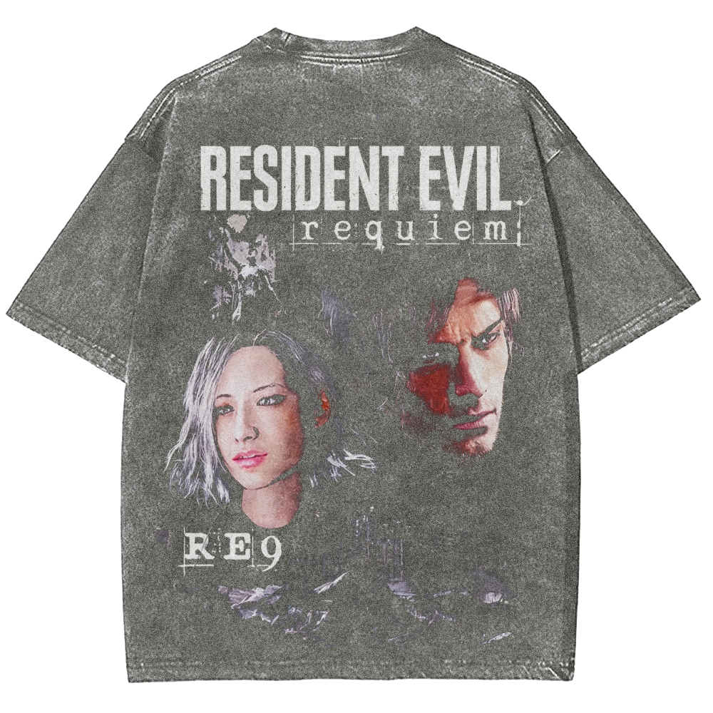 Resident Evil | Unisex Fit Washed T-Shirt