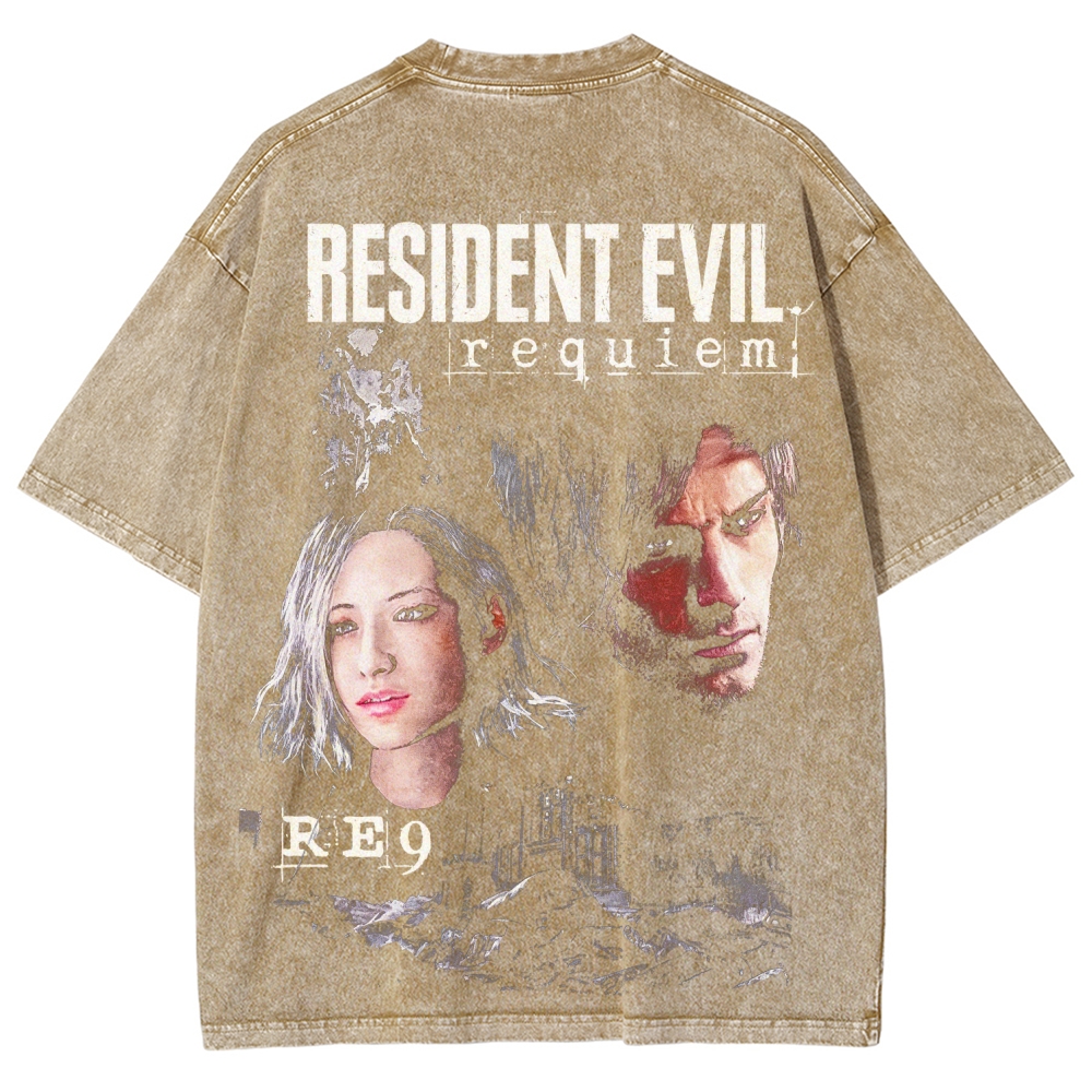 Resident Evil | Unisex Fit Washed T-Shirt