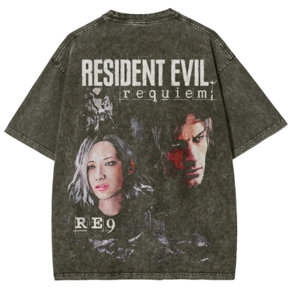 Resident Evil | Unisex Fit Washed T-Shirt