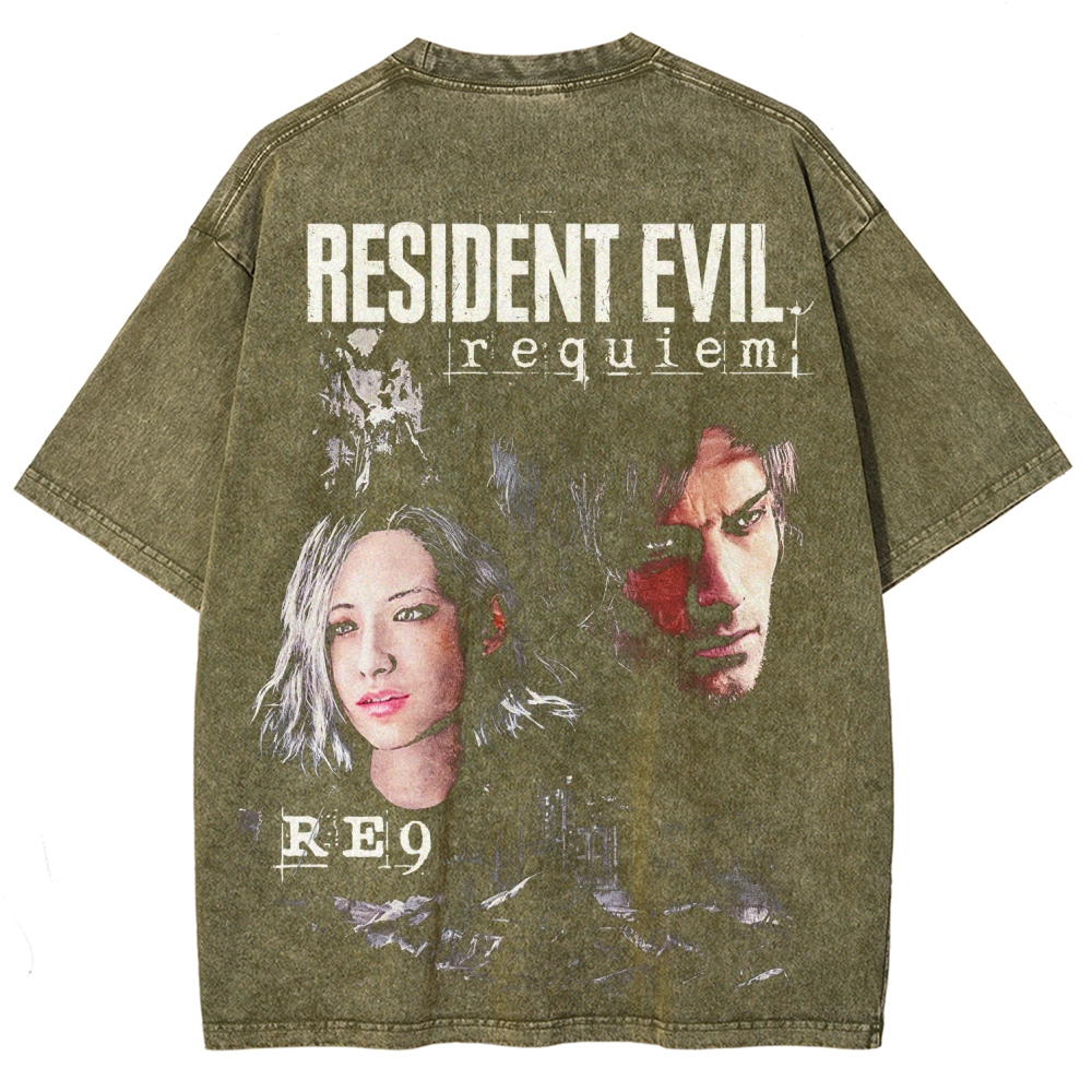 Resident Evil | Unisex Fit Washed T-Shirt