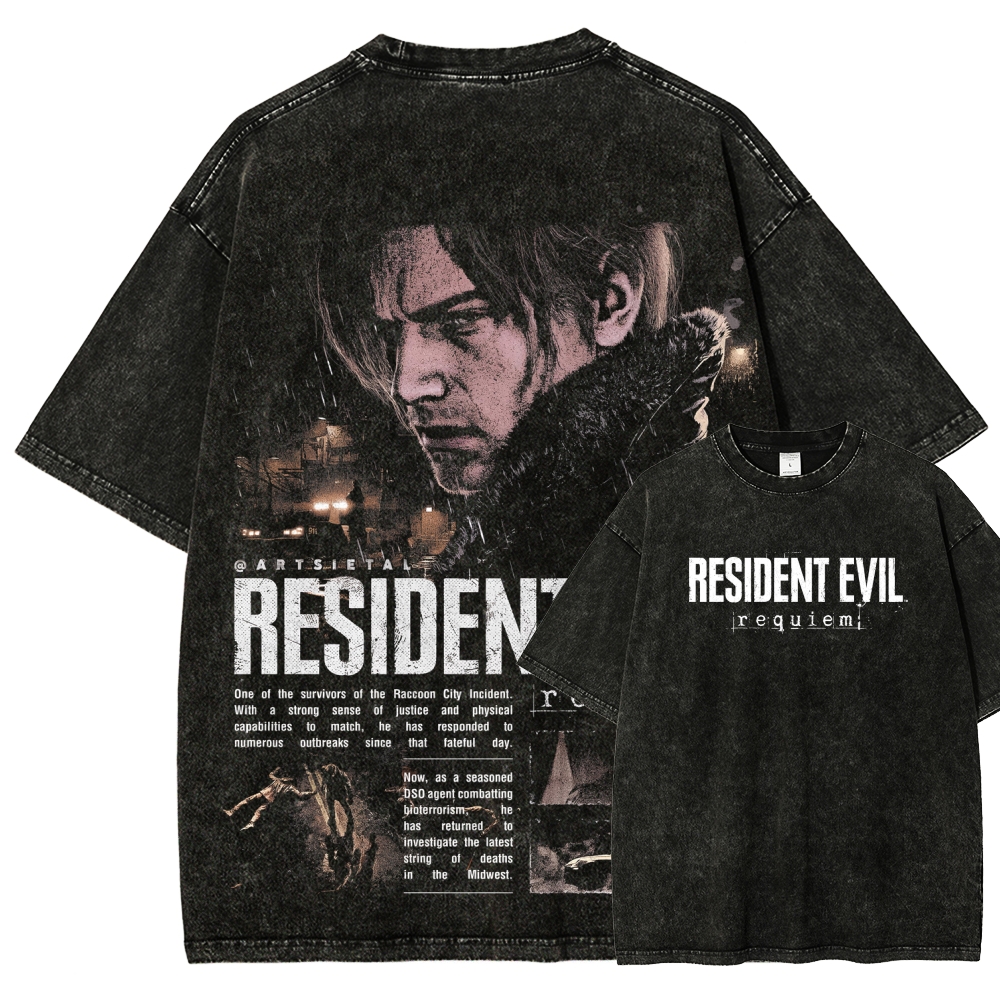 Resident Evil | Unisex Fit Washed T-Shirt
