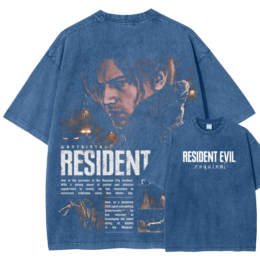 Resident Evil | Unisex Fit Washed T-Shirt