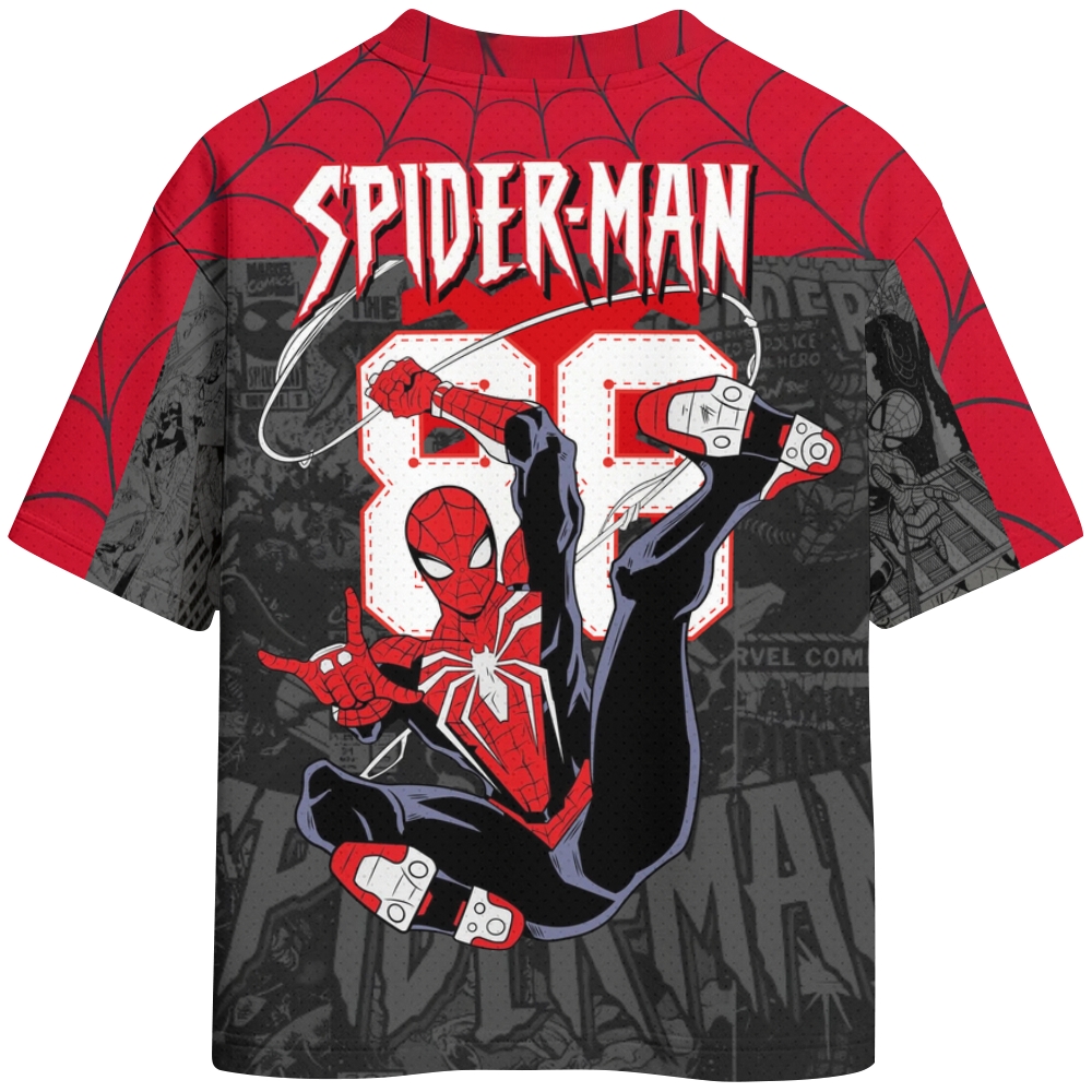 Spider man Crew Neck Football Jersey 2603016315