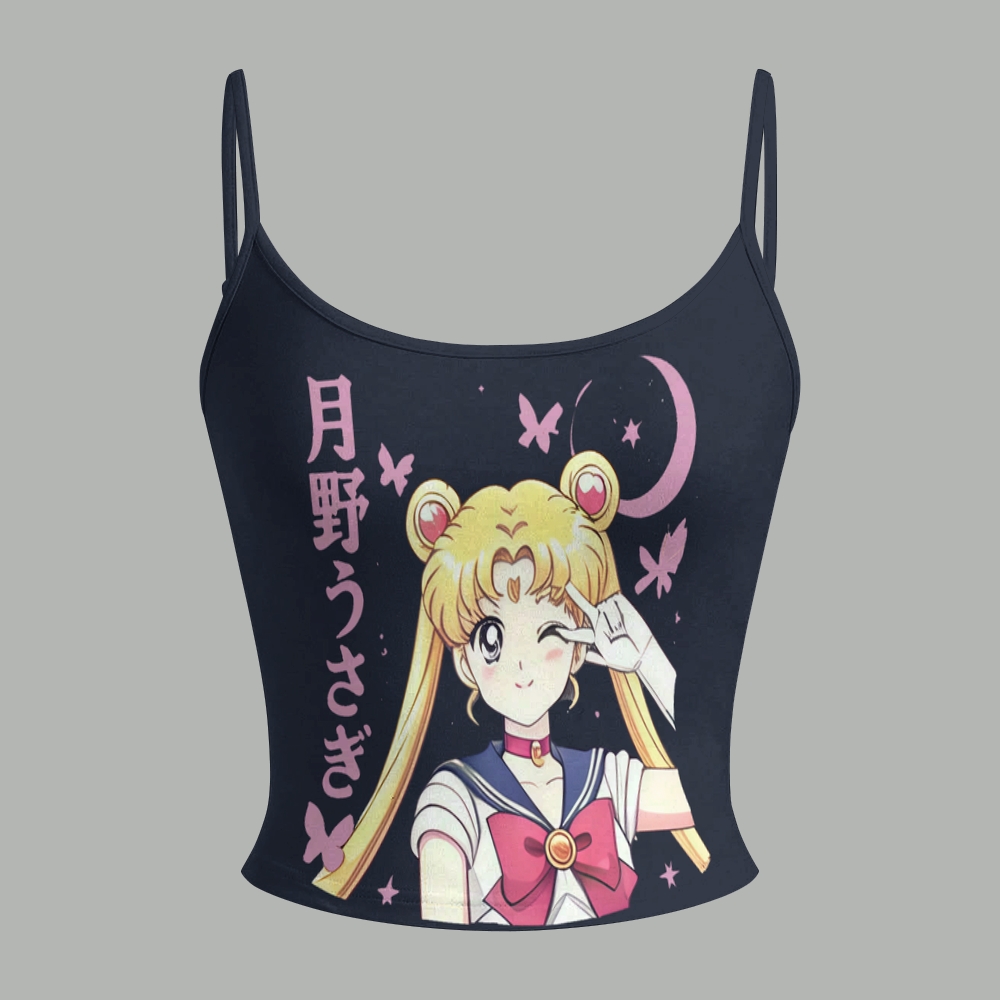 Sailor Moon Top & Elasticated Trousers Two-Piece Set