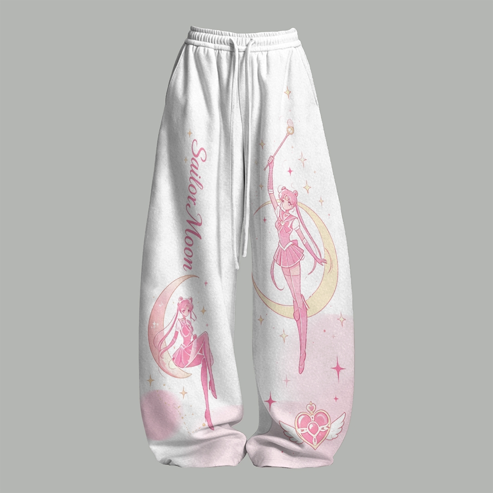 Sailor Moon Top & Elasticated Trousers Two-Piece Set
