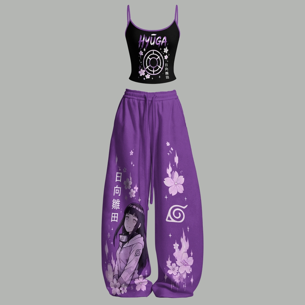 Naruto Top & Elasticated Trousers Two-Piece Set