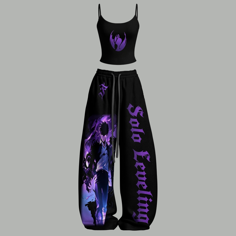 Top & Elasticated Trousers Two-Piece Set
