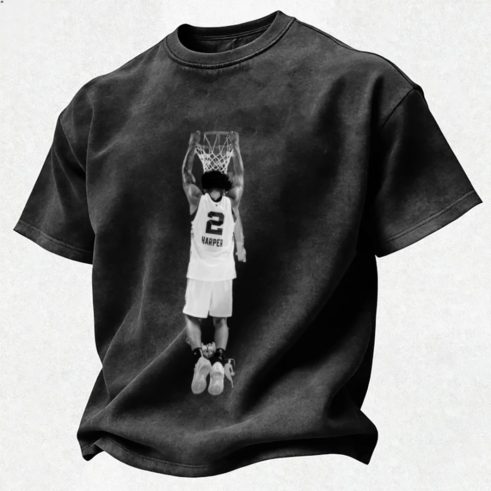 New York Knicks Printed Unisex Pure Cotton Washed T-Shirt