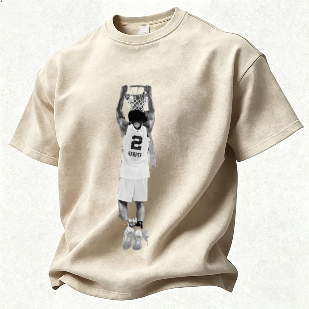 New York Knicks Printed Unisex Pure Cotton Washed T-Shirt