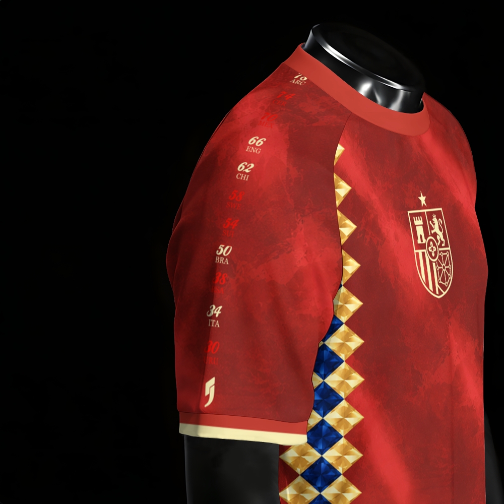 Spain Heritage Jersey (2026WC Edition)