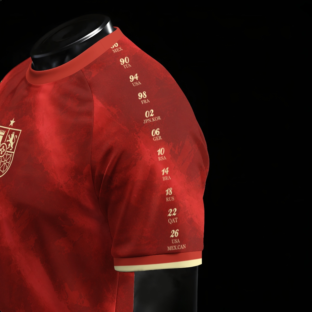 Spain Heritage Jersey (2026WC Edition)