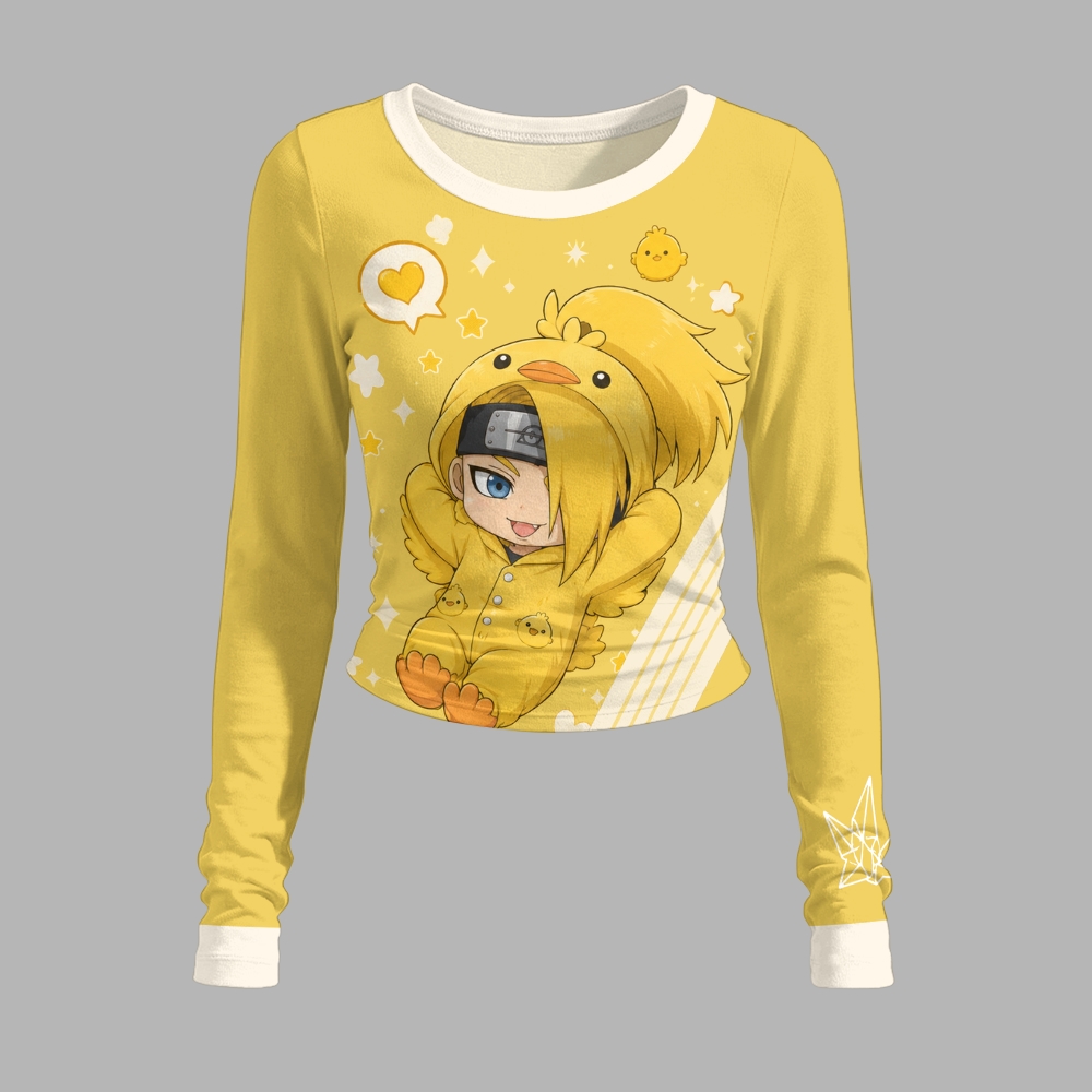 Naruto Long-Sleeved Double-Layer Stretch Pants Set