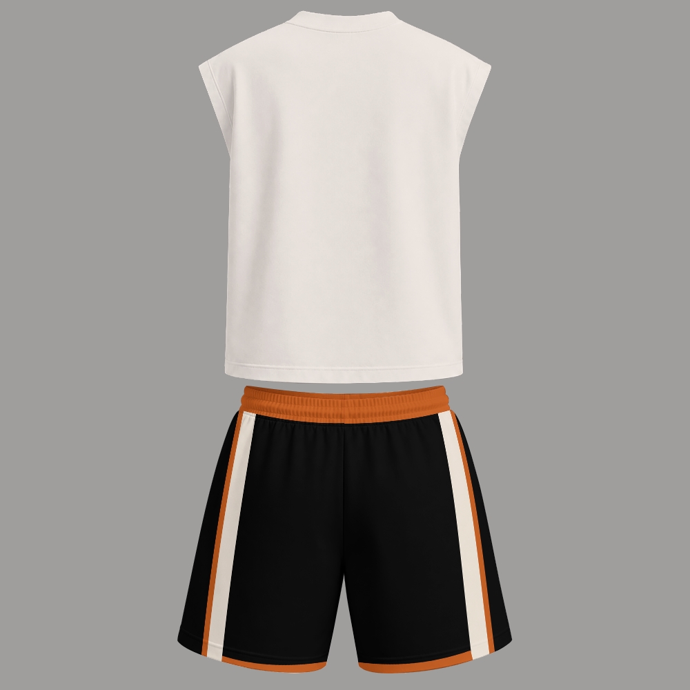 Dragon Ball Goku Sleeveless Tank Top & Shorts Two-Piece Streetwear Set