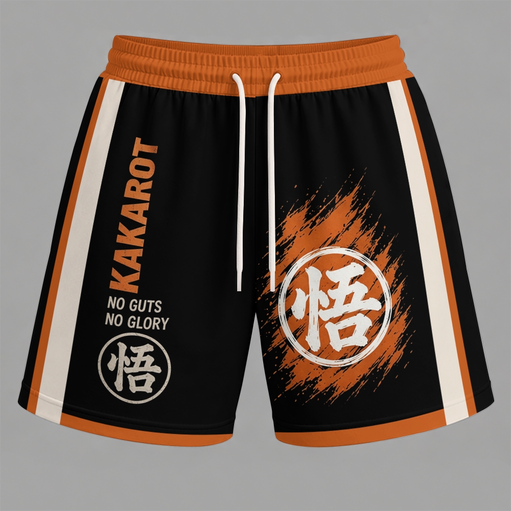 Dragon Ball Goku Sleeveless Tank Top & Shorts Two-Piece Streetwear Set