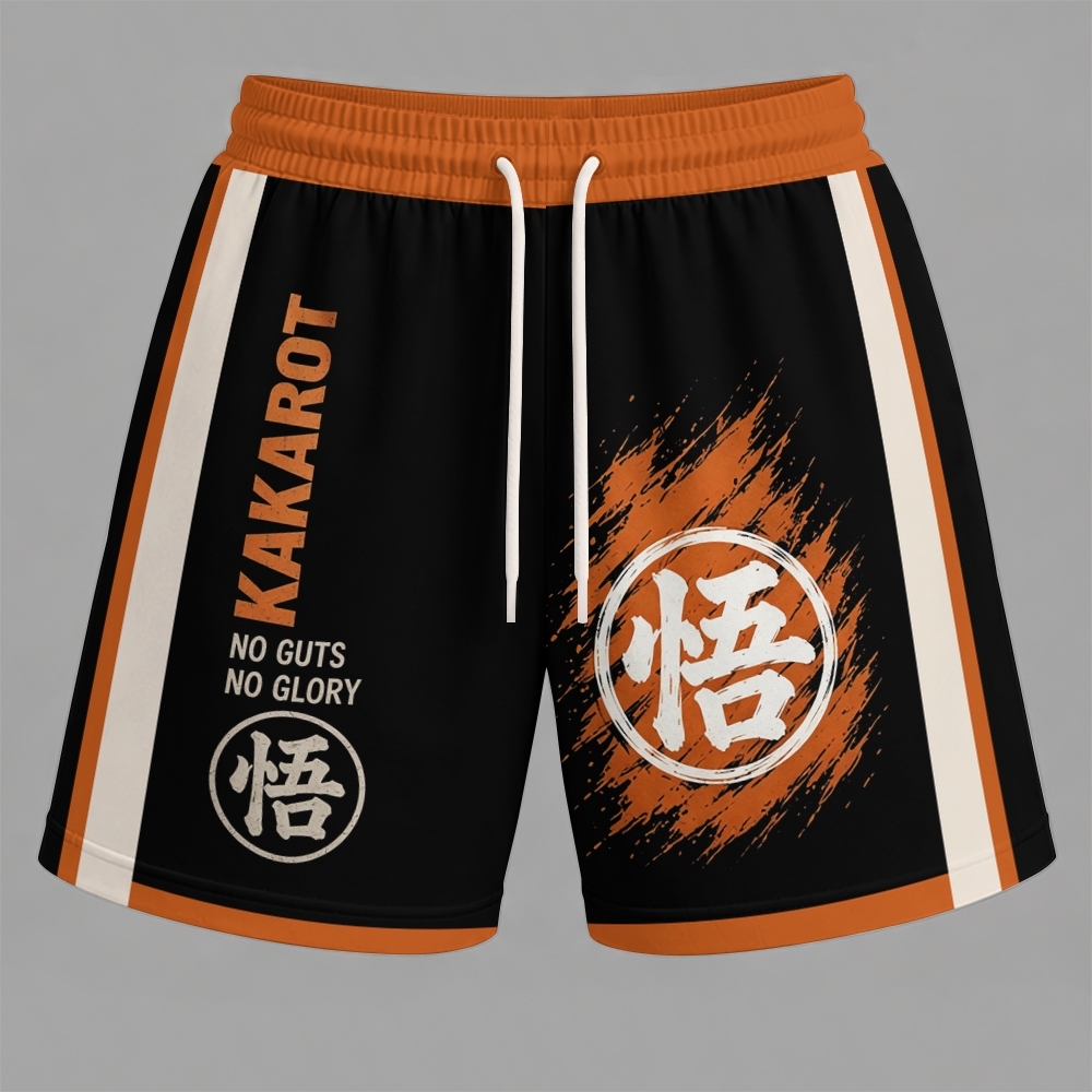 Dragon Ball Goku Sleeveless Tank Top & Shorts Two-Piece Streetwear Set