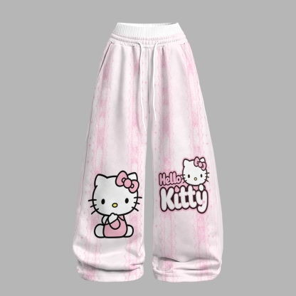 Hello Kitty Long-sleeved double-layer stretch pants set