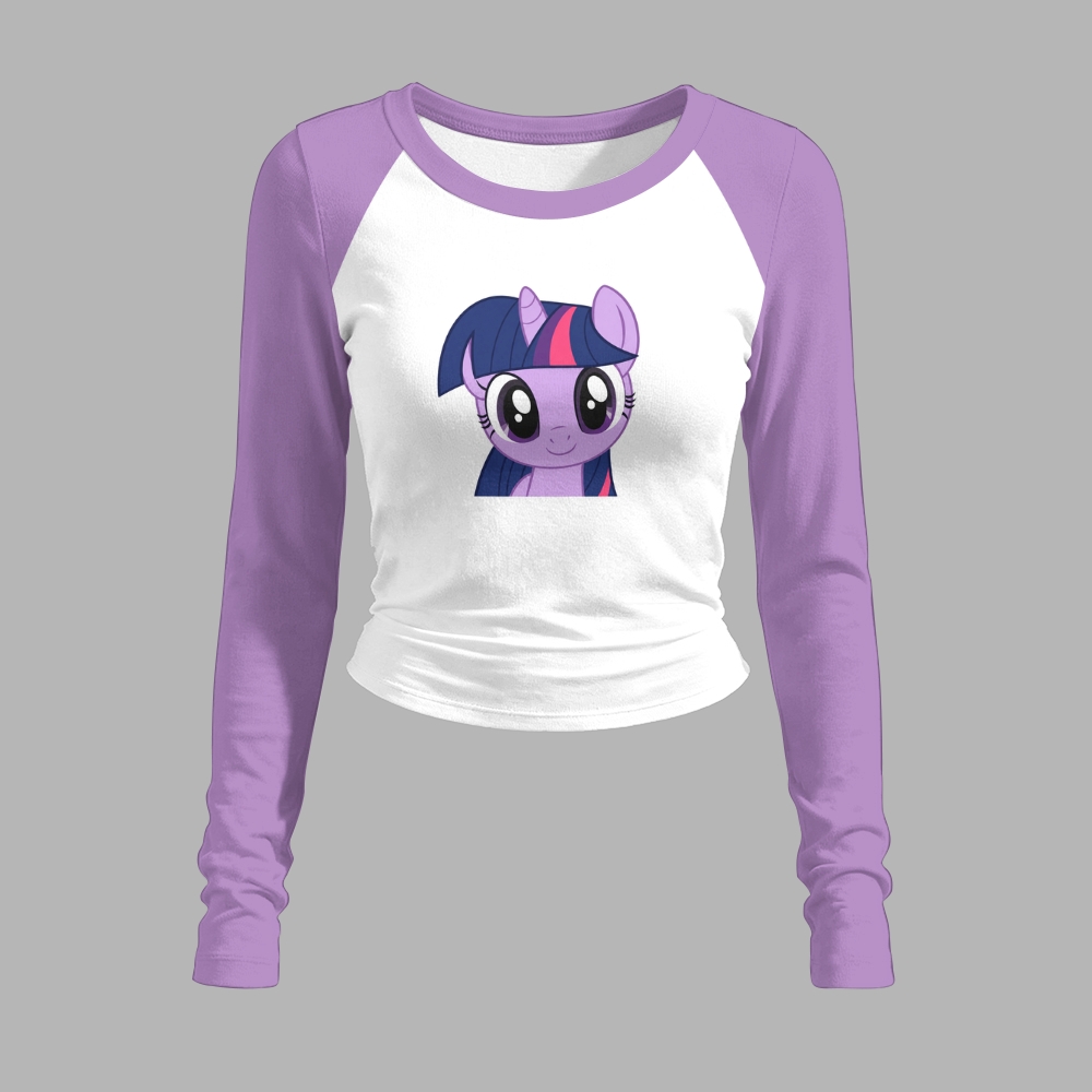 My Little Pony-Long-sleeved double-layer stretch pants set