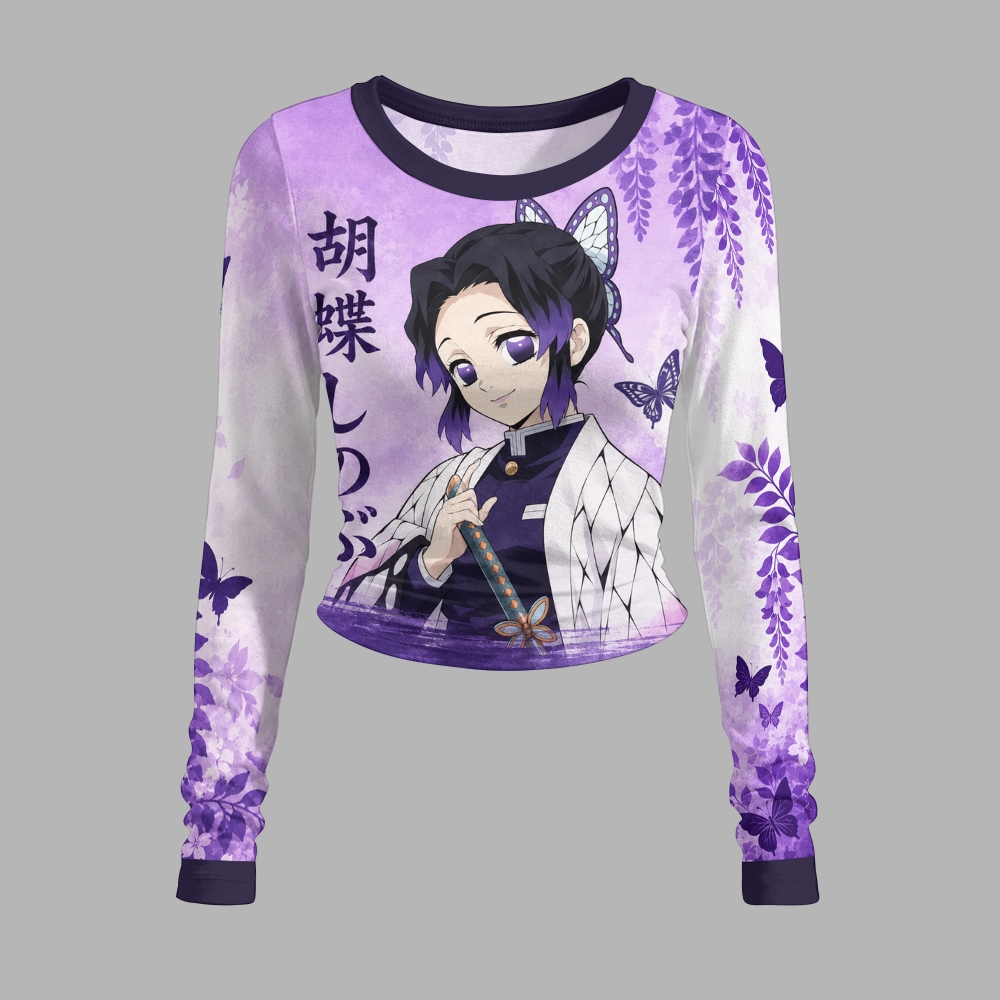 Demon Slayer Long-Sleeved Double-Layer Stretch Pants Set