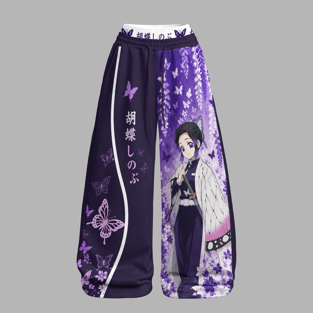 Demon Slayer Long-Sleeved Double-Layer Stretch Pants Set