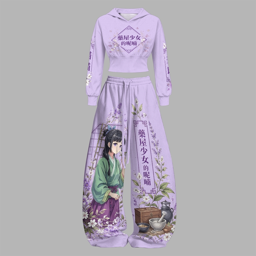 The Apothecary Diaries Slim-Fit Sweatshirt Set