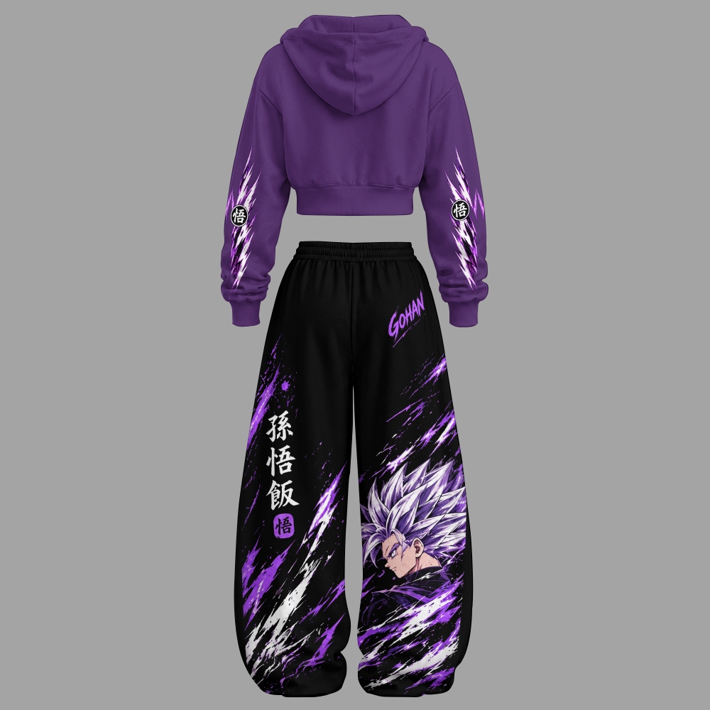 Dragon Ball Z - Unisex Loose-Short zip-up sweatshirt set