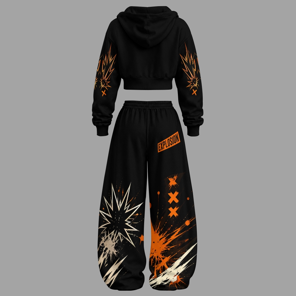 My Hero Academia - Unisex Loose-Short zip-up sweatshirt set