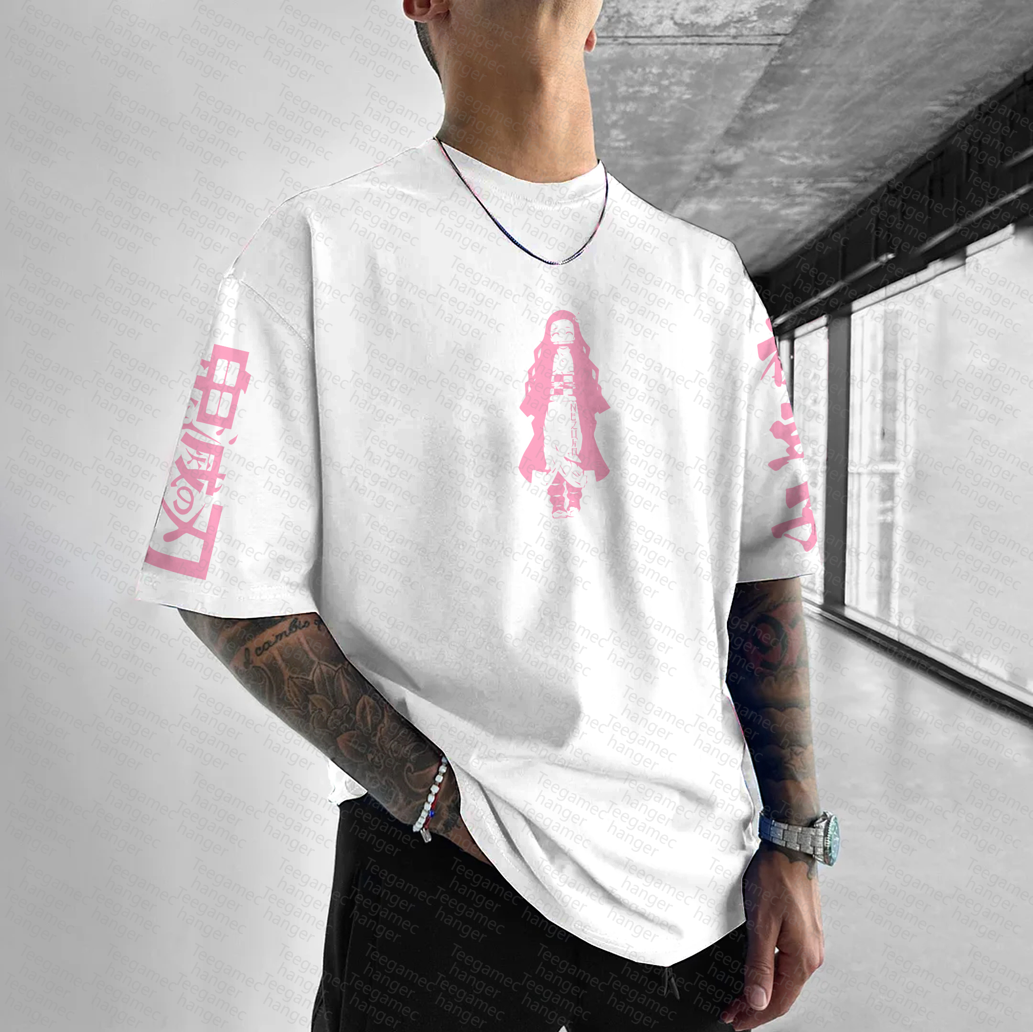 Demon Slayer Unisex   Anime Inspired Vintage T-Shirt