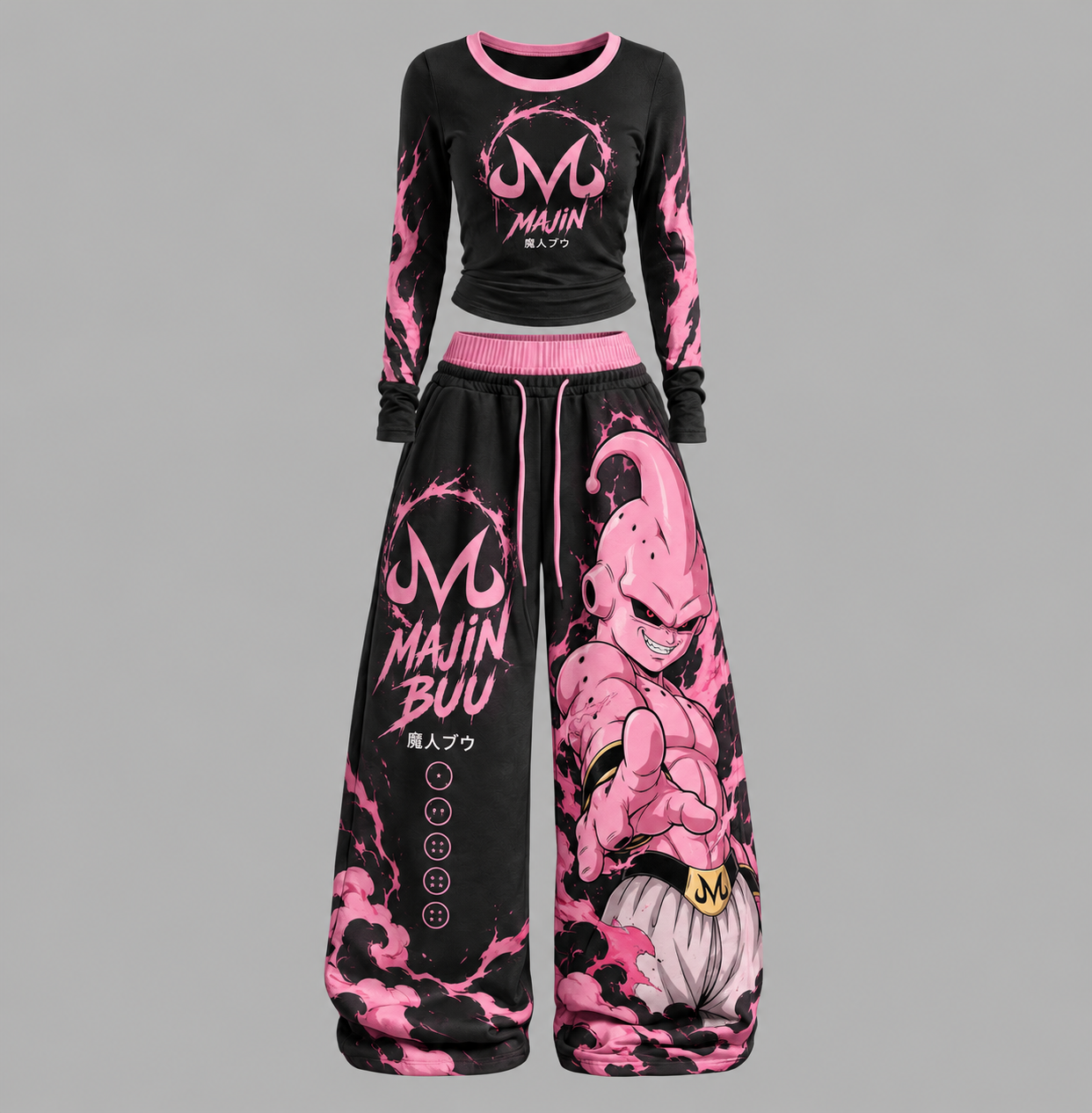 Dragon Ball Z Long-Sleeved Double-Layer Stretch Pants Set
