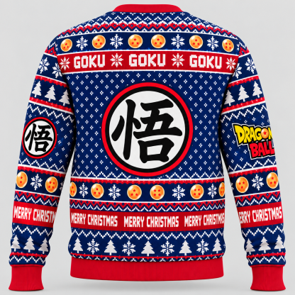 Goku Ultra Instinct Dragon Ball Z Ugly Christmas Sweater