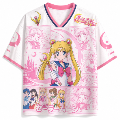 Sailor Moon Anime Football T-shirt Jersey 