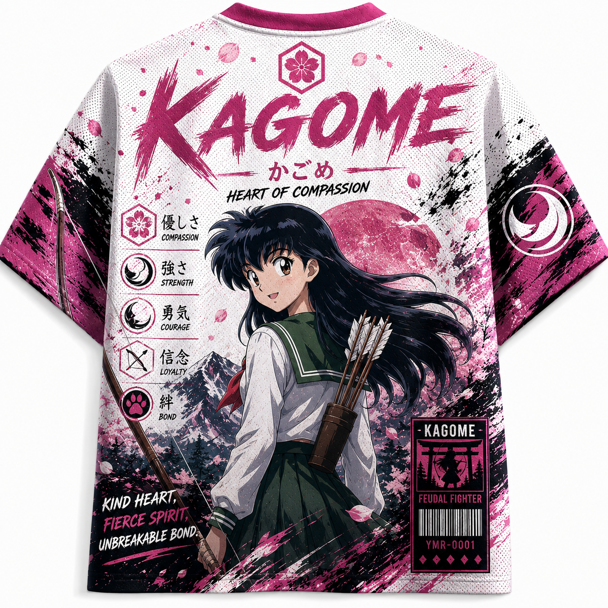 Inuyasha Higurashi Kagome Anime Football Jersey