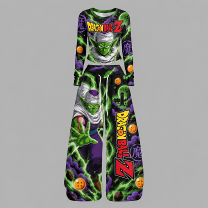 Dragon Ball Z Long-Sleeved Double-Layer Stretch Pants Set